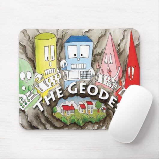 Die Geodes Mausunterlage Mousepad (Mit Mouse)