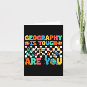 Die Geografie ist hart, aber Sie kommen auch wiede Karte