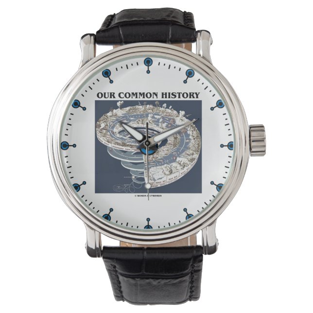 Die geologische Zeitachse unserer gemeinsamen Gesc Armbanduhr (Vorderseite)