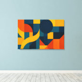 Die Geometrie der Emotion Leinwanddruck (Insitu (Holzboden))