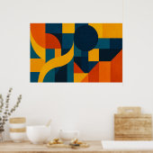 Die Geometrie der Emotion Poster (Küche)