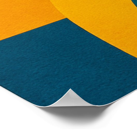 Die Geometrie der Emotion Poster (Ecke)