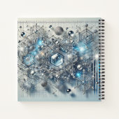 Die Geometrie der Materie: Kristallgraphie-Noteboo Notizblock (Rückseite)