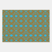 Die geometrische Abstrakte Kunst der Erde und des  Geschenkpapier Set (Vorderseite 3)