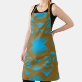 Die geometrische Abstrakte Kunst der Erde und des Schürze (InSitu)