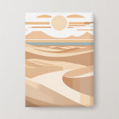 Die geometrische Wüste Button (Vorderseite)