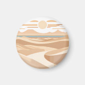 Die geometrische Wüste Magnet (Vorne)