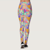 Die geometrischen Muster von Funky Leggings (Rückseite)