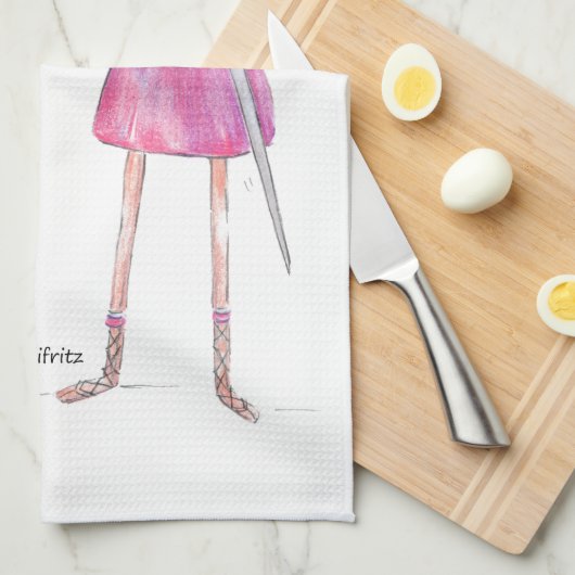 Die gepanzerte rote Wasserfarbe verlangt Schokolad Geschirrtuch (Viertel Falte)