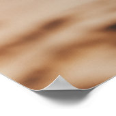 Die gepflegte Verbindung am Strand Poster (Ecke)