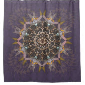 Die geplünderte Krawatte-in-Purpura-Fraktion Duschvorhang (Vorderseite)