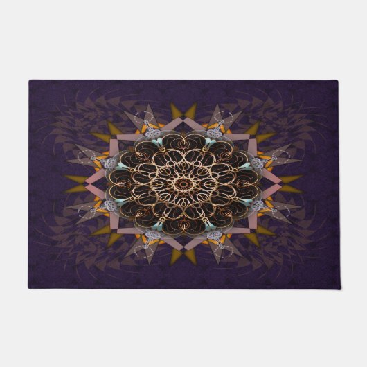 Die geplünderte Krawatte-in-Purpura-Fraktion Fußmatte (Vorderseite)