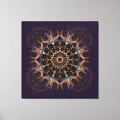 Die geplünderte Krawatte-in-Purpura-Fraktion Leinwanddruck (Vorderseite)