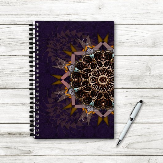 Die geplünderte Krawatte-in-Purpura-Fraktion Notizblock