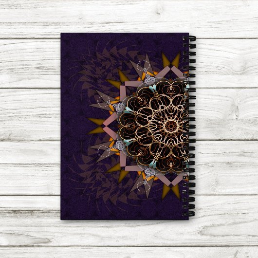 Die geplünderte Krawatte-in-Purpura-Fraktion Notizblock