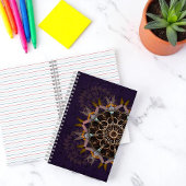 Die geplünderte Krawatte-in-Purpura-Fraktion Notizblock