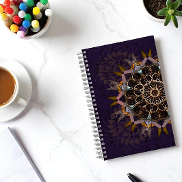 Die geplünderte Krawatte-in-Purpura-Fraktion Notizblock