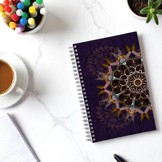 Die geplünderte Krawatte-in-Purpura-Fraktion Notizblock