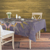 Die geplünderte Krawatte-in-Purpura-Fraktion Tischdecke