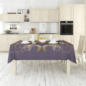 Die geplünderte Krawatte-in-Purpura-Fraktion Tischdecke