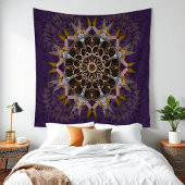 Die geplünderte Krawatte-in-Purpura-Fraktion Wandteppich