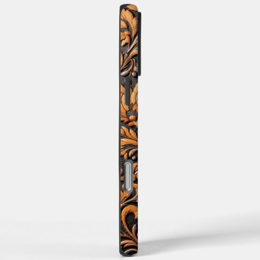 Die gepresstes Lederdesign Case-Mate iPhone Hülle (Rückseite / Rechts)