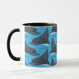 Die gepunktete Adler-Strahln-Kaffee-Tasse Tasse