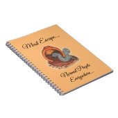 Die gepunktete Kreatur muss entkommen Notizblock (Rechte Seite)