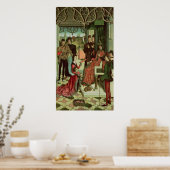 Die Gerechtigkeit des Kaisers Otto: Prozess durch  Poster (Küche)