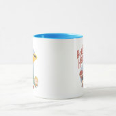 Die Gerechtigkeitsliga Chibi Holiday Tree Decorati Tasse (Zentrum)