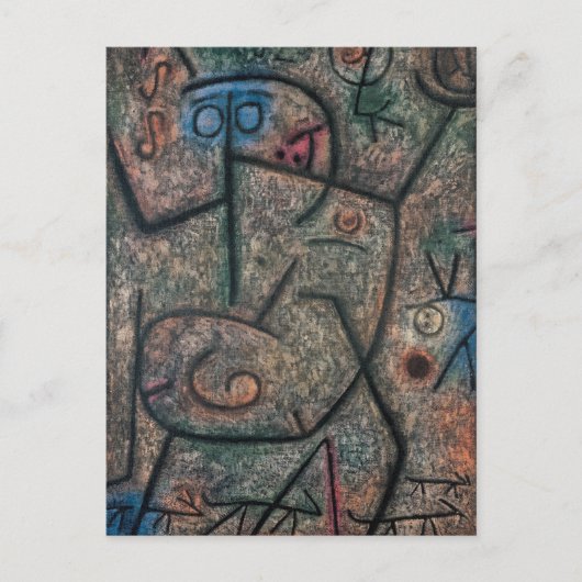 Die Gerüchte von Paul Klee Postkarte (Vorderseite)