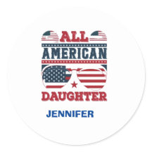 Die gesamte amerikanische Tochter am 4. Juli