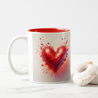 Die gesamte Liebe sammelte Tasse