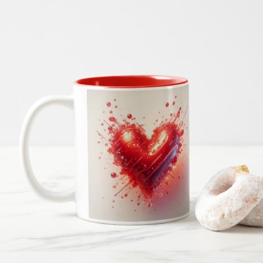 Die gesamte Liebe sammelte Tasse (Mit Donut)
