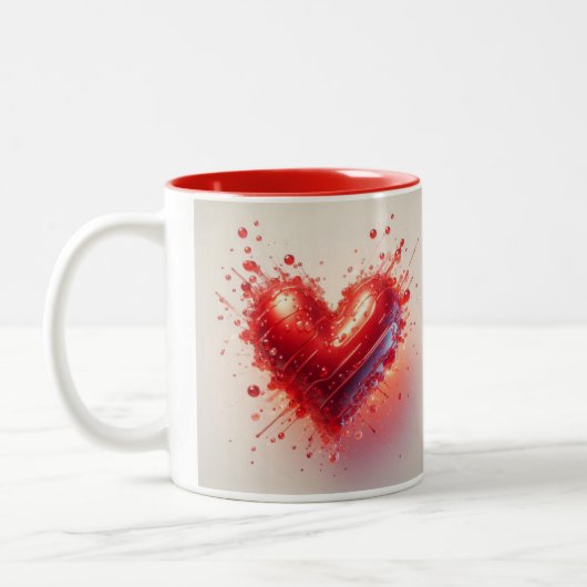 Die gesamte Liebe sammelte Tasse (Links)