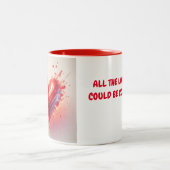 Die gesamte Liebe sammelte Tasse (Mittel)