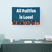 Die gesamte Politik ist lokal 2024 Banner (Messe)