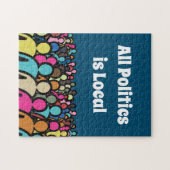 Die gesamte Politik ist lokal 2024 Puzzle (Horizontal)