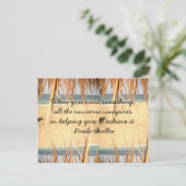 Die gesamte Postkarte des Universums (Stehend Vorderseite)