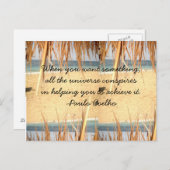 Die gesamte Postkarte des Universums (Vorne/Hinten)