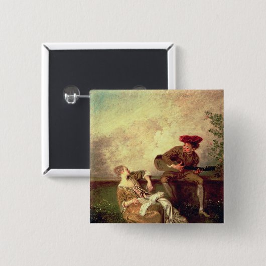 Die Gesang-Lektion Button (Vorne & Hinten)