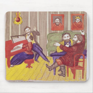 Die Gesang-Lektion Mousepad