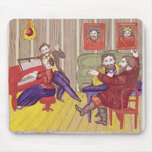 Die Gesang-Lektion Mousepad (Vorne)