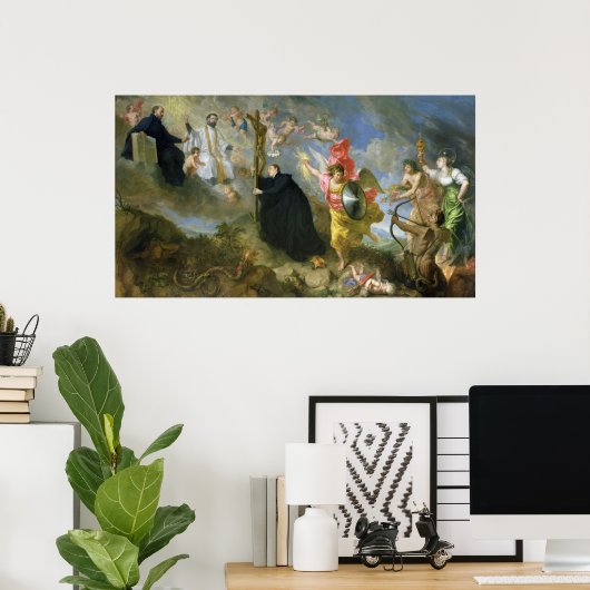 Die Gesänge des Heiligen Aloysius von Gonzaga Poster (Heimbüro)