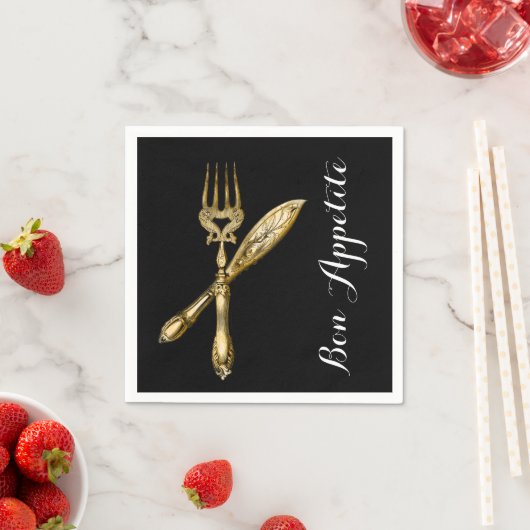 Die Geschäfte mit der Messerschmiede Serviette (Beispiel)