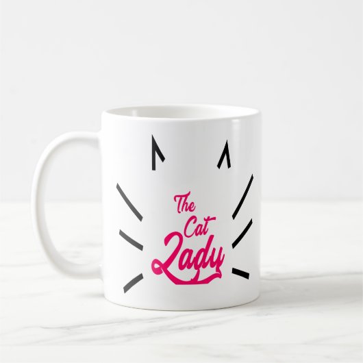 Die Geschenk-Ideen Katzen-Damen-Funny Cat Lovers Kaffeetasse (Links)