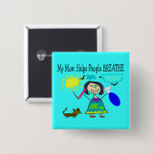 Die Geschenke der Atmungstherapeut-Kinder Button (Vorne & Hinten)