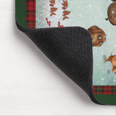 Die Geschenke für Dackeln Hunde für frohe Weihnach Mousepad (Ecke)