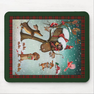 Die Geschenke für Hunde der Dackel zu frohen Weih Mousepad