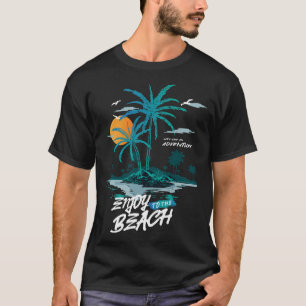 die Geschenkidee am Strand genießen T-Shirt